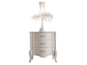 MARGHERITA - Rectangular bedside table with drawers - Side table by VOLPI