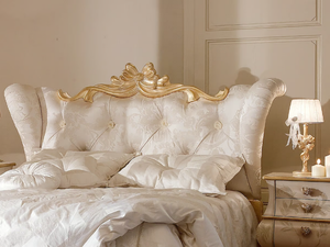 MATILDE - Tufted upholstered headboard - Bed frame by VOLPI