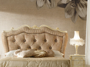 SIGNORIA - Upholstered headboard - Bed frame by VOLPI