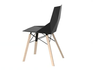 FAZ WOOD - Polypropylene garden chair - Chair by VONDOM