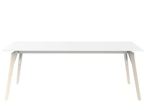 FAZ WOOD - Rectangular HPL garden table - Table by VONDOM