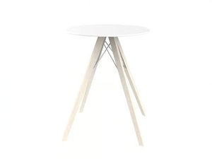 FAZ WOOD - Round HPL dining table - Table by VONDOM