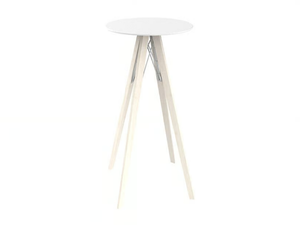 FAZ WOOD - Round HPL high table - Table by VONDOM