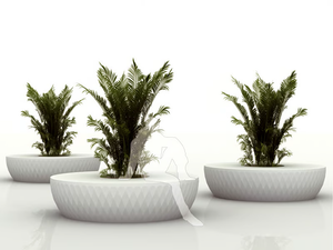 ISLA - Luminous Bench-Vase - Styling by VONDOM