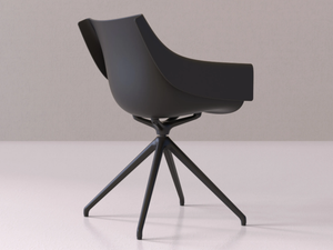 MANTA - Trestle-based garden chair with armrests - Chair by VONDOM