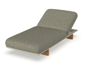 MILOS - Recliner fabric sun lounger - Armchair by VONDOM