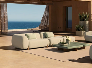 MILOS - Sectional fabric garden sofa - Sofa by VONDOM