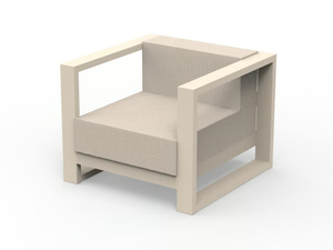 POSIDONIA - Fabric garden armchair with armrests - Armchair by VONDOM