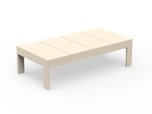 POSIDONIA - Rectangular aluminium garden side table - Side table by VONDOM