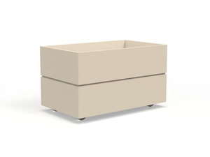 POSIDONIA - Rectangular aluminium planter - Outdoor furniture by VONDOM