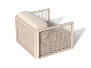 THE FACTORY - Aluminium garden armchair with armrests - Armchair by VONDOM
