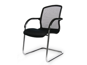 ALUMEDIC 50 - Cantilever reception chair with armrests - Chair by Wagner