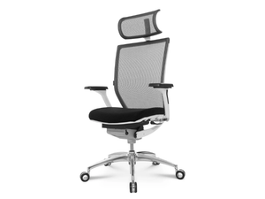 TITAN 10 - Swivel mesh office chair with headrest - Office Chair by Wagner