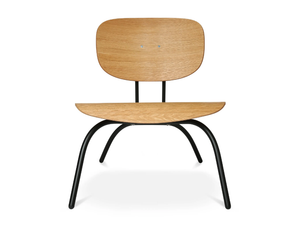 W-1970 LOW - Wooden easy chair - Armchair by Wagner