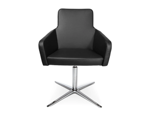 W-CUBE 1 C - Swivel with 4-spoke base easy chair - Armchair by Wagner