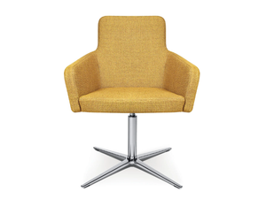 W-CUBE 1 - With 4-spoke base easy chair - Armchair by Wagner