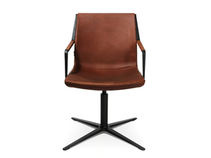 W-CUBE 3 - Swivel with 4-spoke base easy chair - Armchair by Wagner