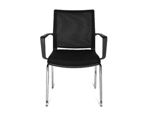 W70 - Reception chair with armrests - Chair by Wagner