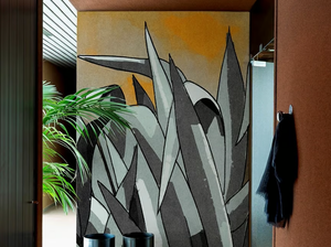 AGAVÉ - Relief nonwoven wallpaper - Wallpaper by Wall&decò