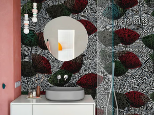 AIRY - Glass-fibre bathroom wallpaper - Wallpaper by Wall&decò
