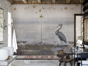CRISTALLINO - Landscape bathroom wallpaper - Wallpaper by Wall&decò