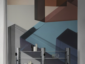 CUBIC - Geometric vinyl wallpaper - Wallpaper by Wall&decò