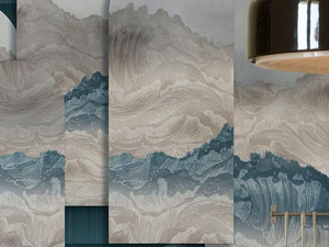 DECO WAVE - Waterproof wallpaper - Wallpaper by Wall&decò