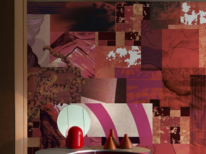 FIL ROUGE - Relief nonwoven wallpaper - Wallpaper by Wall&decò