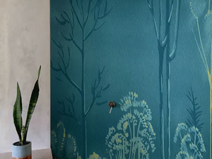 GARDEN GLOW - Glass-fibre bathroom wallpaper - Wallpaper by Wall&decò