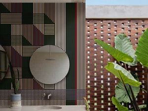 KINETIC ENERGY - Glass-fibre bathroom wallpaper - Wallpaper by Wall&decò