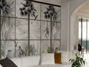 LA GABBIA 01 - Ecological nonwoven wallpaper - Wallpaper by Wall&decò