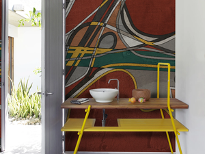 MIND MAP - Bathroom wallpaper - Wallpaper by Wall&decò