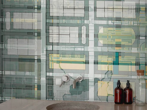 SMALLVILLE - Glass-fibre bathroom wallpaper - Wallpaper by Wall&decò