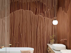 STELI - Glass-fibre bathroom wallpaper - Wallpaper by Wall&decò