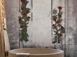 STOLEN FLOWERS - Waterproof wallpaper - Wallpaper by Wall&decò