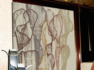 STRING PULL - Vinyl wallpaper - Wallpaper by Wall&decò