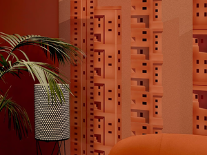 TERRACOTTA - Vinyl wallpaper - Wallpaper by Wall&decò