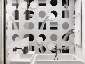 TOUCHE - Bathroom wallpaper - Wallpaper by Wall&decò