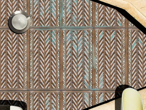 TURQUOISE - Vinyl wallpaper - Wallpaper by Wall&decò