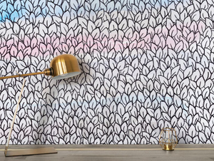 AL TRAMONTO - Ecological washable PVC free wallpaper - Wallpaper by WallPepper®/Group