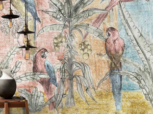 AMAZZONIA - Tropical wallpaper, PVC free, eco, washable - Wallpaper by WallPepper®/Group