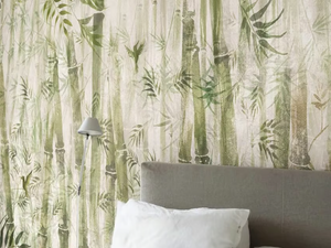 BAMBOO - Oriental wallpaper, eco-friendly, PVC free and washable - Wallpaper by WallPepper®/Group