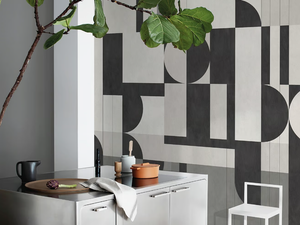 BAUHAUS - Geometric PVC free, eco-friendly, washable wallpaper - Wallpaper by WallPepper®/Group