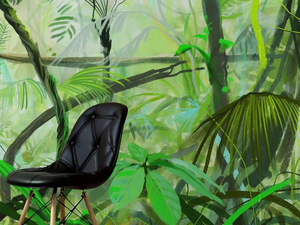 BIG JUNGLE - Tropical wallpaper, PVC free, eco, washable - Wallpaper by WallPepper®/Group
