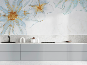 BLUE NOTE - PVC free, eco-friendly, washable wallpaper - Wallpaper by WallPepper®/Group
