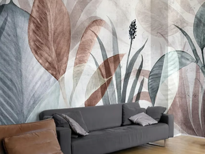 BON VOYAGE - Tropical wallpaper, eco-friendly, PVC free and washable - Wallpaper by WallPepper®/Group