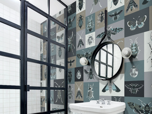 BUGS - Tropical wallpaper, eco-friendly, PVC free and washable - Wallpaper by WallPepper®/Group
