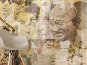 CELEBRITIES TAPE - Modern wallpaper, eco-friendly, PVC free and washable - Wallpaper by WallPepper®/Group