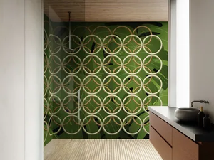CIRCLE - Geometric wallpaper, PVC free, eco-frindly, washable - Wallpaper by WallPepper®/Group