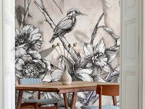 DISTANT RECALL - Oriental wallpaper, eco-friendly, PVC free and washable - Wallpaper by WallPepper®/Group